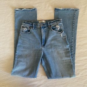 Abercrombie Curve Love Ultra High Rise 70s Flare 28L